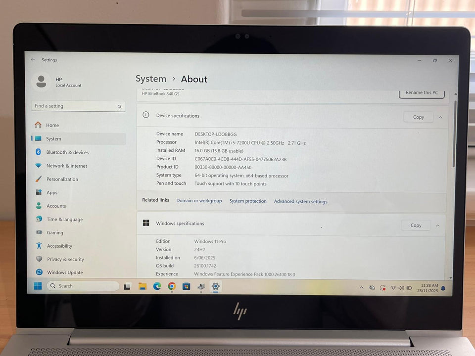 š„BLACK FRIDAYš„HP EliteBook 840 G5 - i5 7200U - 16GB RAM - 128GB SSD - FHD Touch