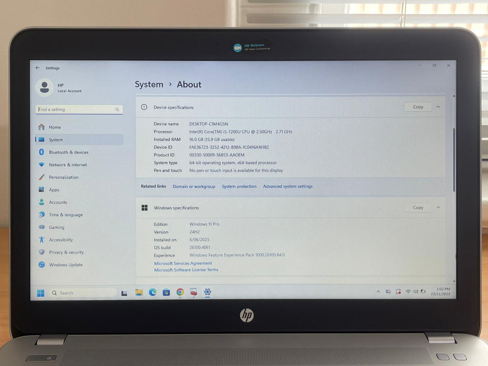 š„BLACK FRIDAYš„HP ProBook 450 G4 - i5-7200U - 16GB RAM - 256GB SSD