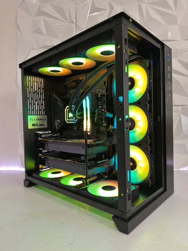 LIAN LI AI AGENT PC - RYZEN 9-5900X - DUAL RTX 3090 48GB - 64/128GB RAM - 1TB SSD