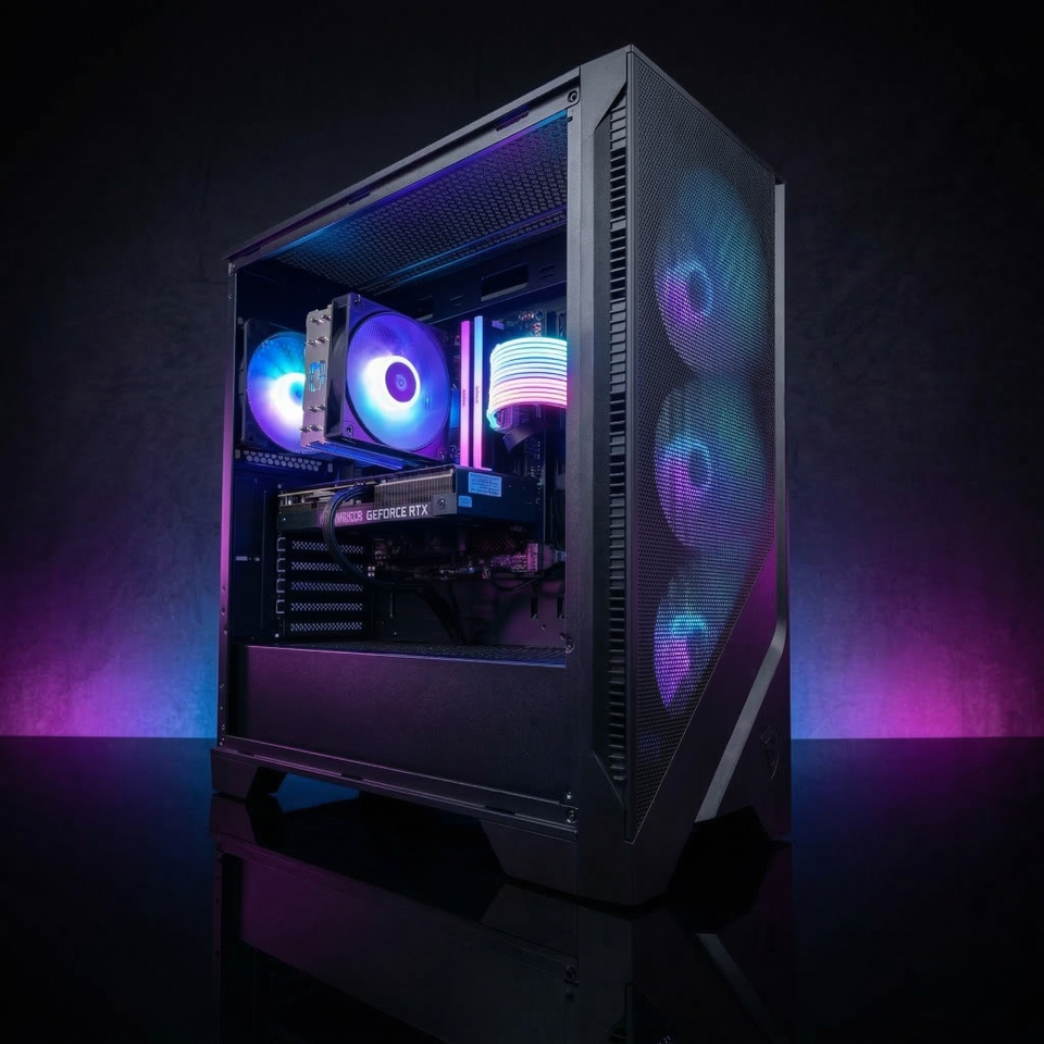 🔥MAR SPECIAL🔥SS9 PC - RTX 5070/Ti - RYZEN 7-7800X3D/7700 - 32GB RAM - 1TB SSD