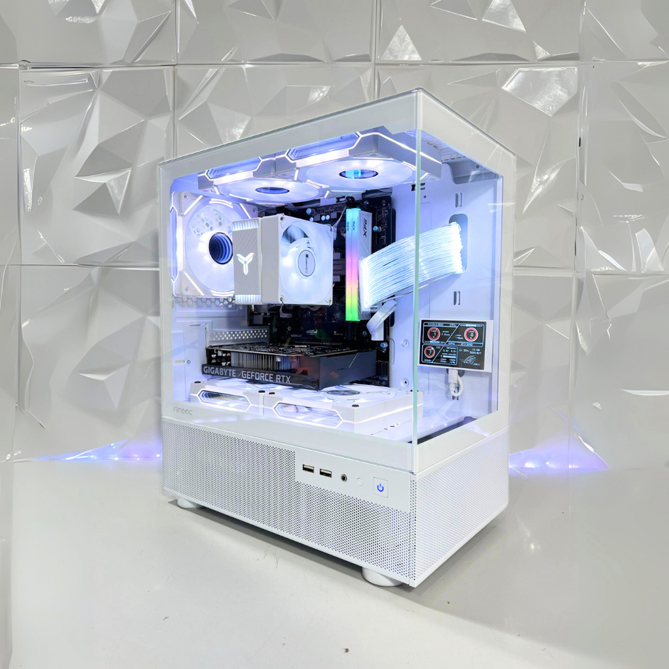 🔥SALE🔥ANTEC x SNOW PC - RTX 5070 12GB - R5-7500F - 7800X3D - 9800X3D