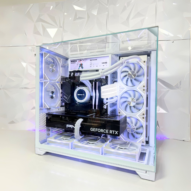 Lian Li VISION SNOW PC - RTX 5080 16GB - R7-7800X3D -R9-9950X3D - Intel Ultra