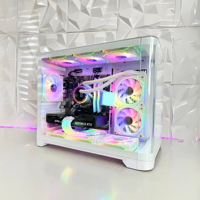 🈹JUNE SPECIAL🈹HYPE FROST - RTX5060/Ti - RX 9060 XT - 5070 PC