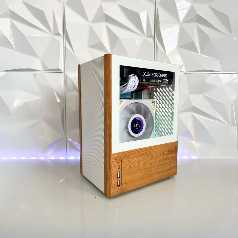🔥SALE🔥RIDER x SNOW ITX PC - RYZEN 7-7800X3D - RTX 4060 - 32GB DDR5 - 1TB SSD