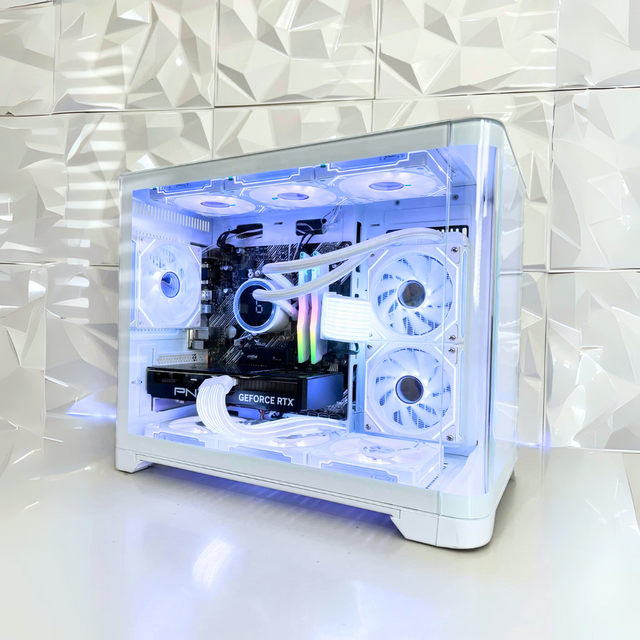 🈹JUNE SPECIAL🈹HYPE FROST - RTX5060/Ti - RX 9060 XT - 5070 PC