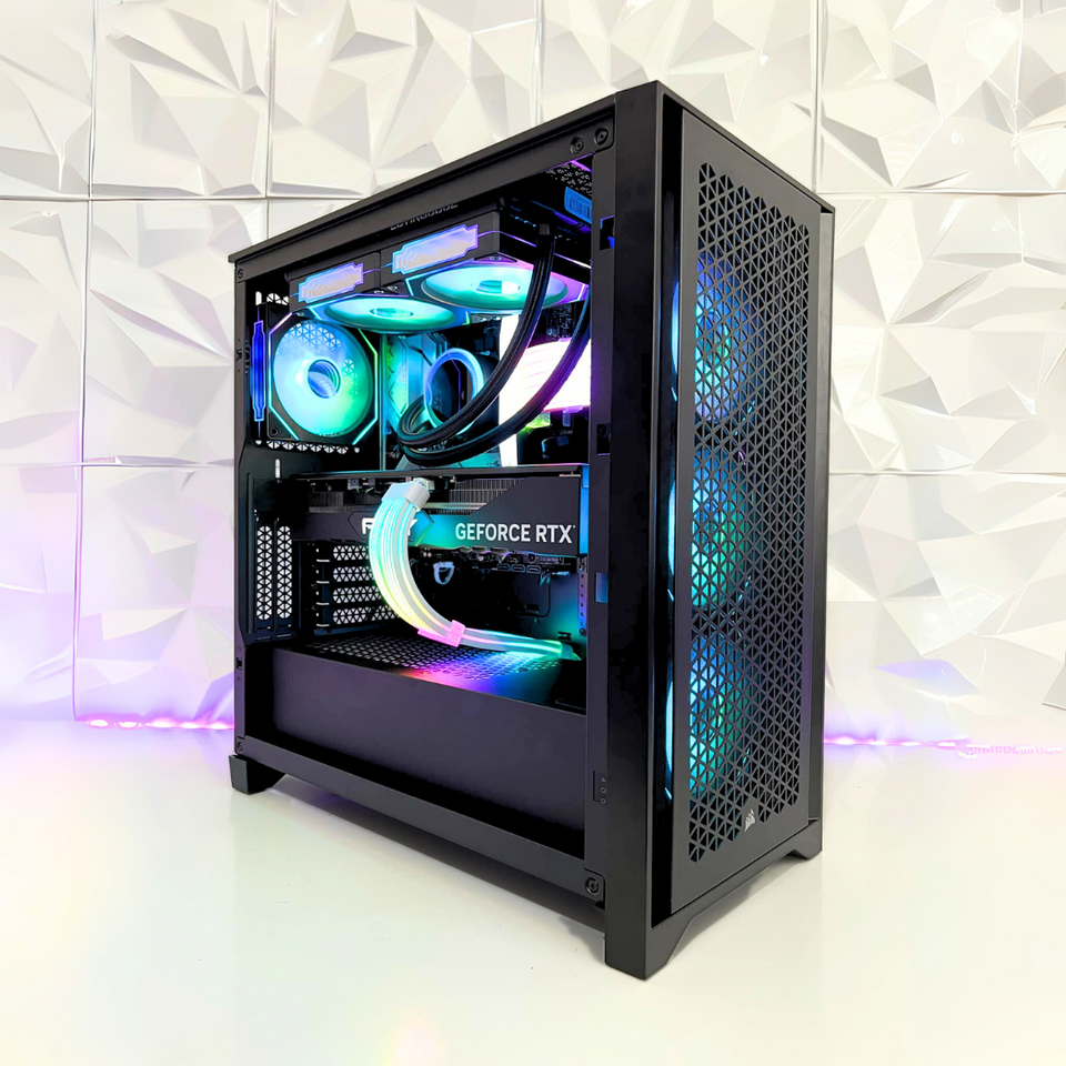 CORSAIR 4000D II AI GAMING PC - RTX 5090 - RYZEN 7800X3D/9950X3D & INTEL ULTRA