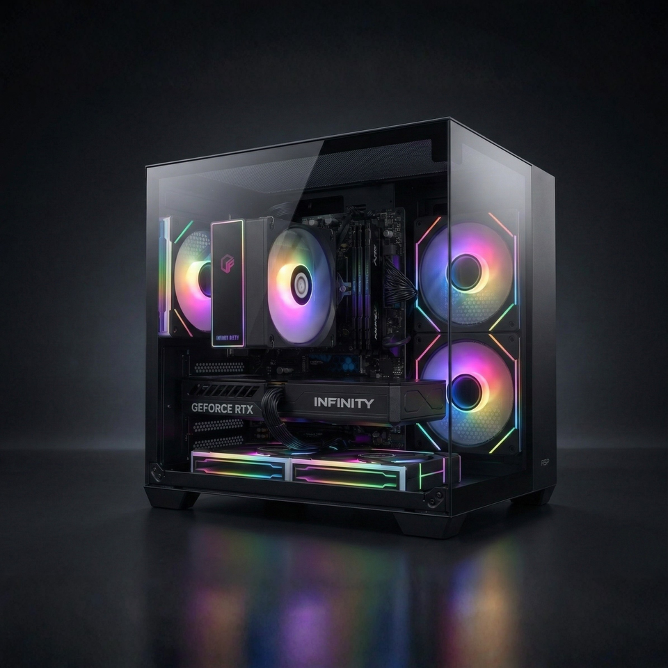 🔥EOFY SALE🔥TOPAZ ONYX PC - R7-5700X - RTX 5060|RX 9060XT 16GB - 32GB RAM - 1TB SSD