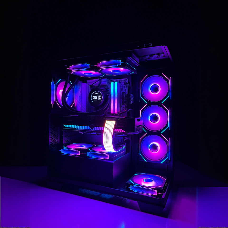❄️WINTER SALE❄️ Dark Fusion PC – RTX 5070/5070 Ti/5080 - R7-7800X3D & 9950X3D