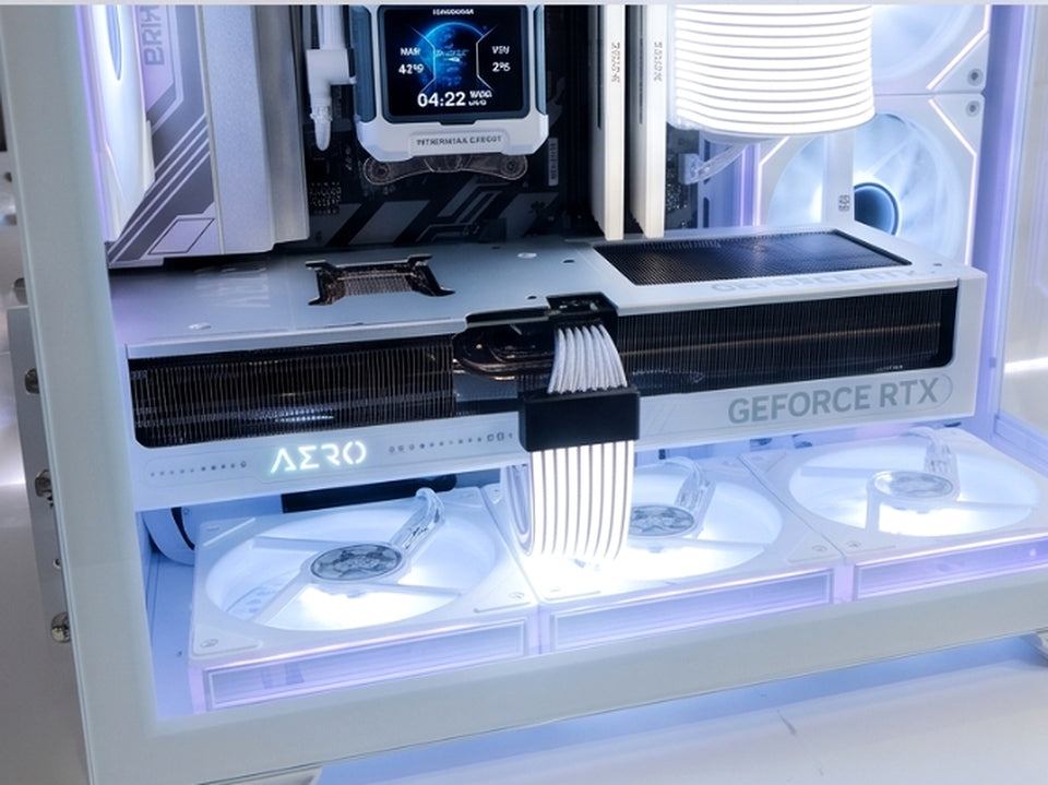🔥EOFY SALE🔥TOPAZ SNOW PC - RTX 5070/5070 Ti - Ryzen 7-7700/7800X3D - 32GB DDR5 - 1TB SSD