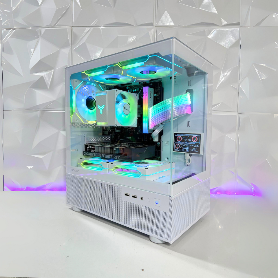 🔥SALE🔥ANTEC x SNOW PC - RTX 5070 12GB - R5-7500F - 7800X3D - 9800X3D