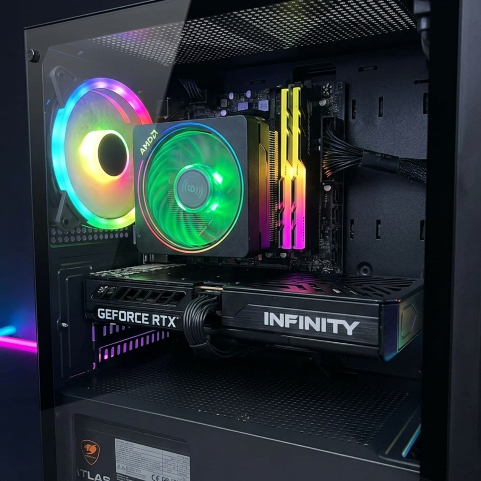 🔥SALE🔥TRINITY AMD PC - RX 9070 XT 16GB - RYZEN 7-7800X3D - 32GB RAM - 1TB SSD