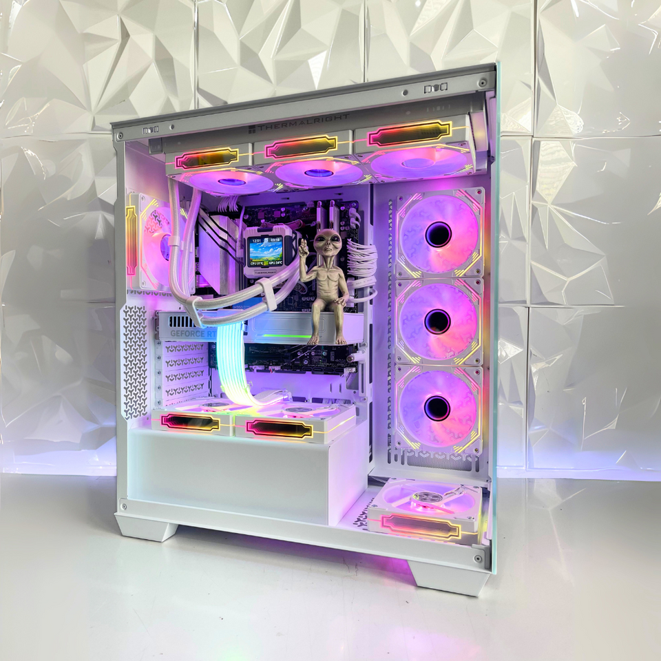 🔥SALE🔥Frost Fusion PC – RTX 5070/5070 Ti - R5-7500F – 7800X3D - 9800X3D