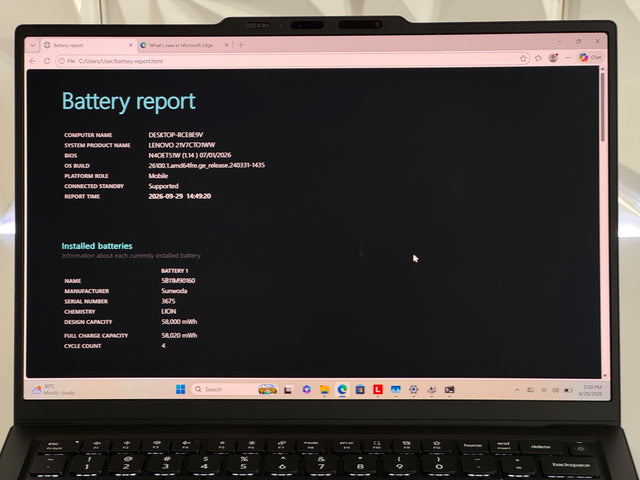 Lenovo X1 Carbon Aura G14 - Intel X7 358H - 64GB RAM - 1TB Gen5 - 2.8K OLED 120Hz