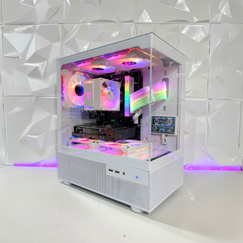 🔥SALE🔥ANTEC x SNOW PC - RTX 5070 12GB - R5-7500F - 7800X3D - 9800X3D