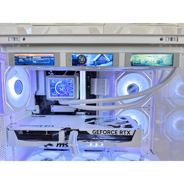 AURORA S GAMING & AI PC - RTX 5070 Ti WHITE - R7-9800X3D - 64GB RAM - 2TB SSD