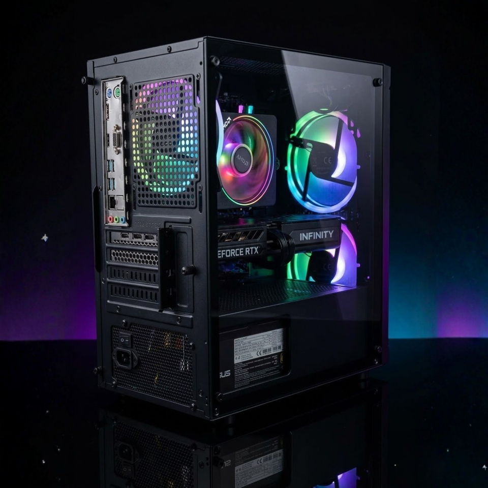 🔥SALE🔥TRINITY AMD PC - RX 9070 XT 16GB - RYZEN 7-7800X3D - 32GB RAM - 1TB SSD