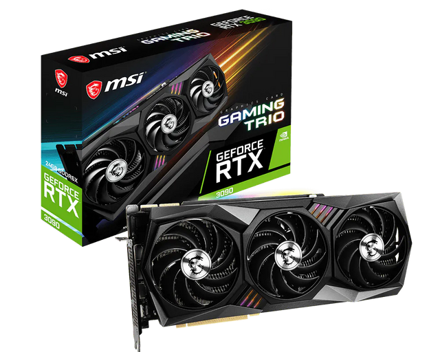 In Stock - MSI RTX 3090 Gaming X Trio 24GB G6X GPU | 12M WTY