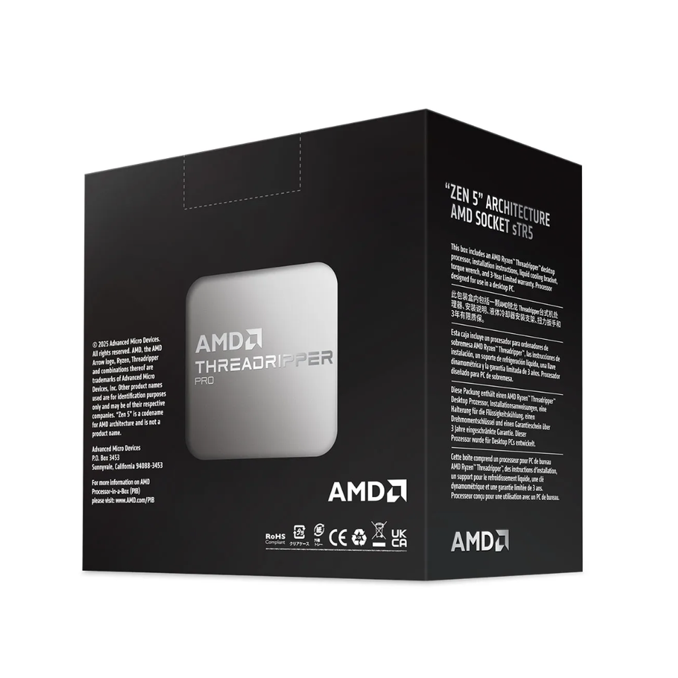 AMD Ryzen Threadripper PRO 9995WX 96-Core 192-Thread CPU Open Box - 1Y WTY