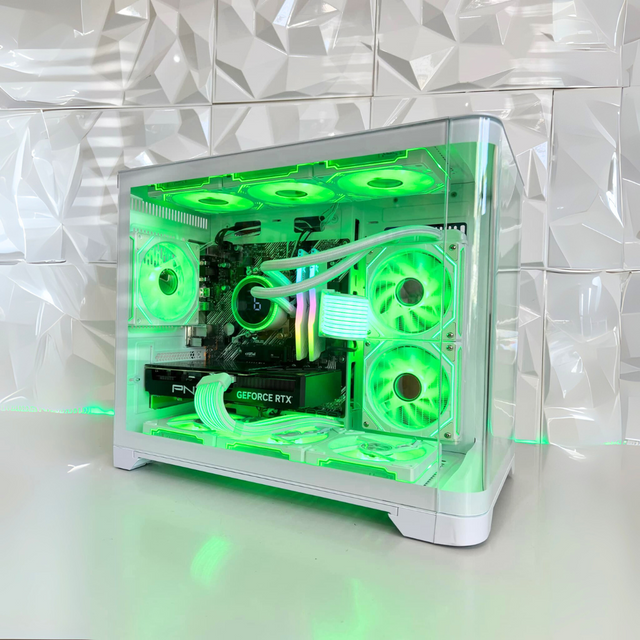 HYPE SNOW PC - RTX 5080 - R7-7800X3D - R9-9950X3D - Intel Ultra