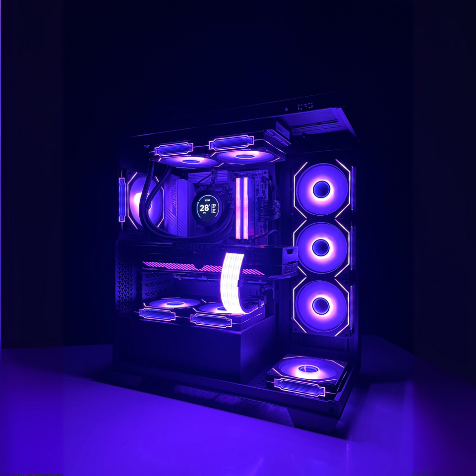 ❄️WINTER SALE❄️ Dark Fusion PC – RTX 5070/5070 Ti/5080 - R7-7800X3D & 9950X3D