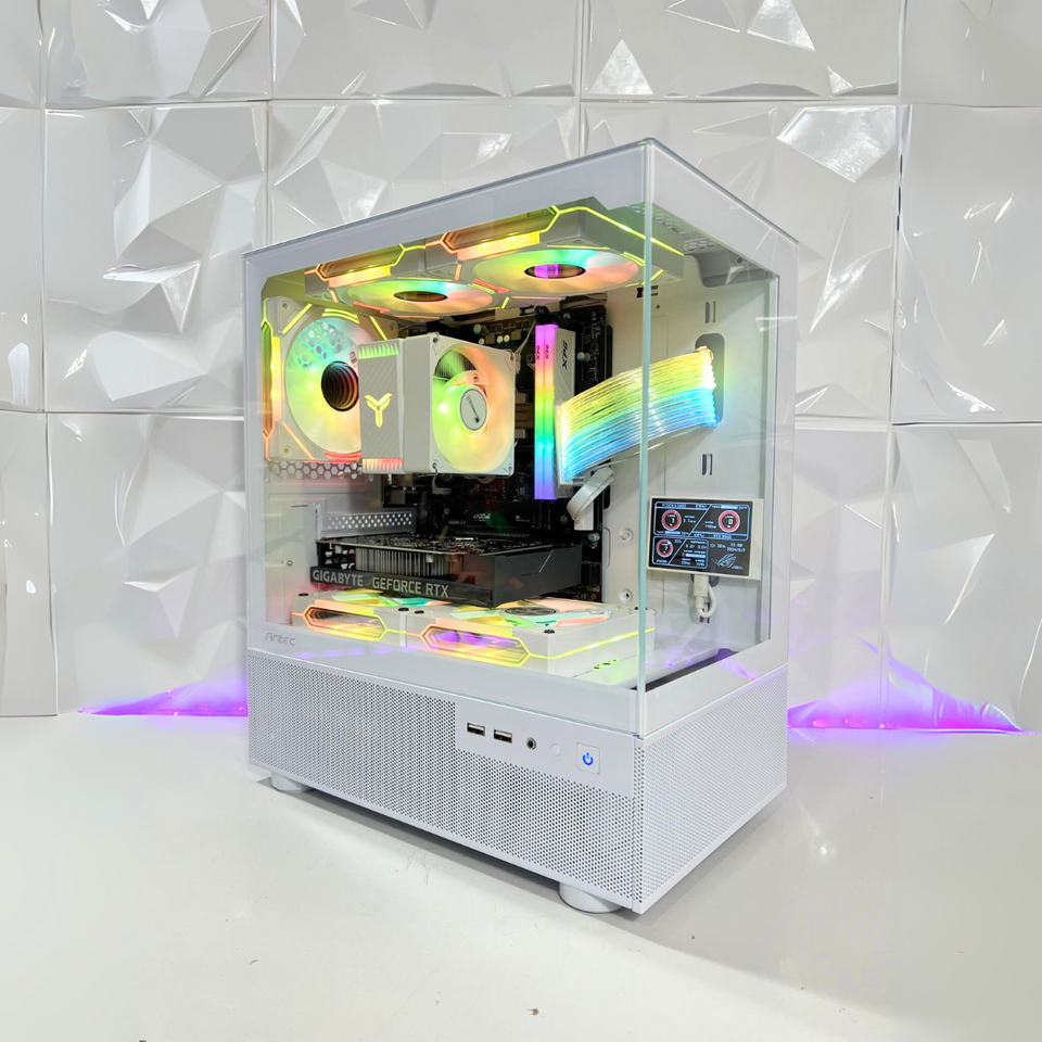 🔥SALE🔥ANTEC x SNOW PC - RTX 5070 12GB - R5-7500F - 7800X3D - 9800X3D