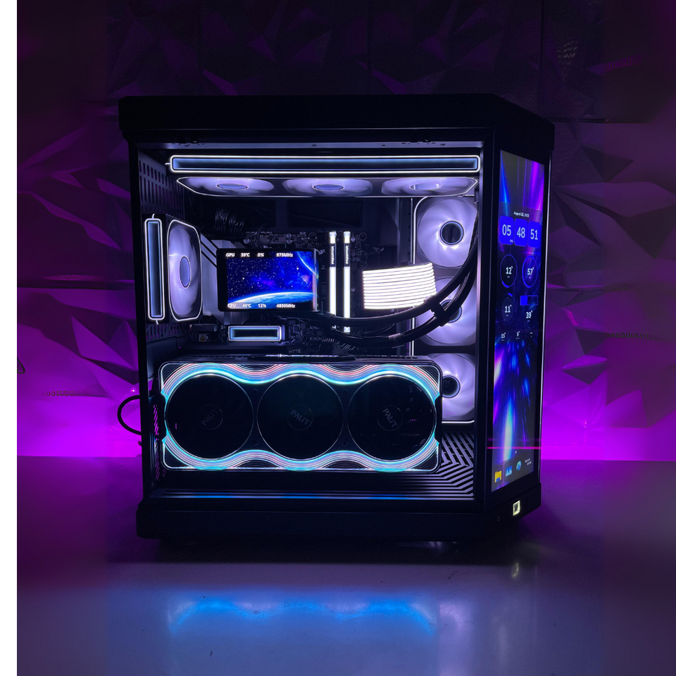 HYTE Y70 TOUCH PC - RTX 5090 - RYZEN 7800X3D - 9950X3D & INTEL ULTRA