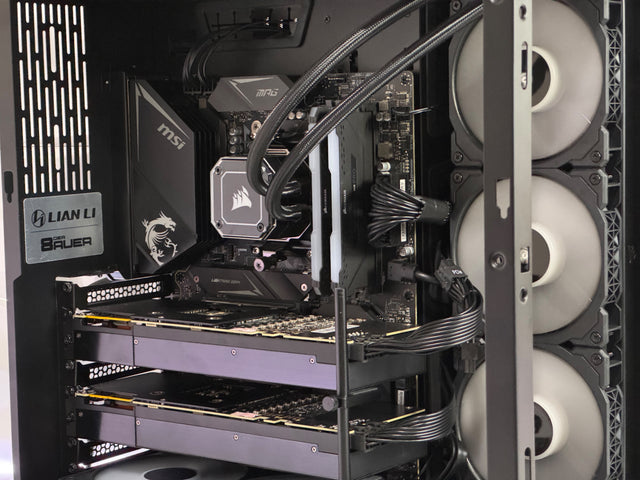 LIAN LI AI AGENT PC - RYZEN 9-5900X - DUAL RTX 3090 48GB - 64/128GB RAM - 1TB SSD