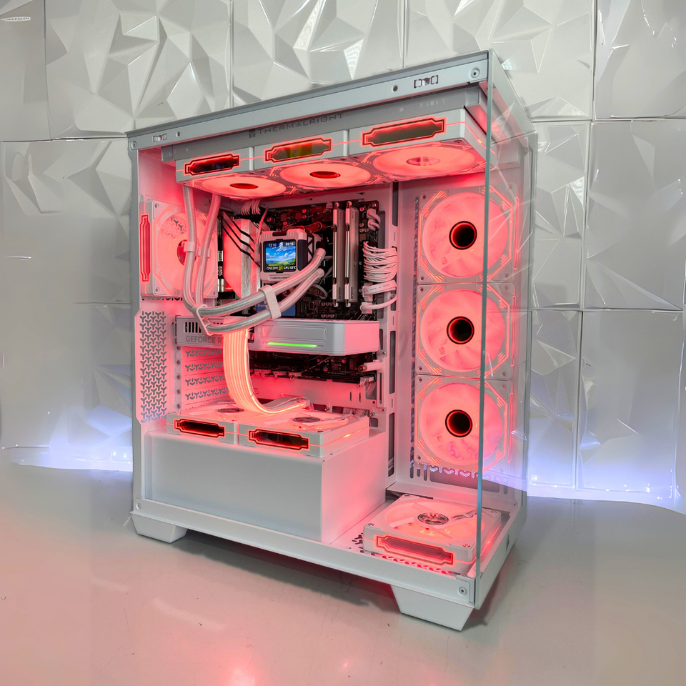 🔥SALE🔥Frost Fusion PC – RTX 5070/5070 Ti - R5-7500F – 7800X3D - 9800X3D