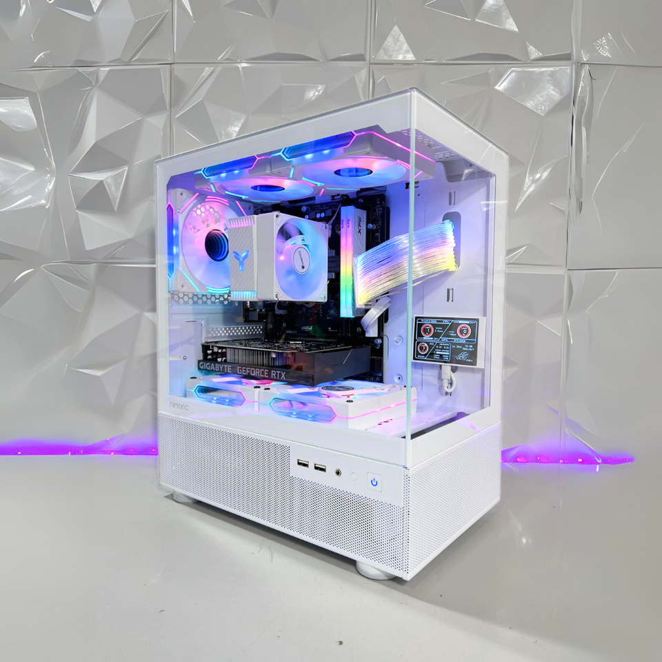🔥SALE🔥ANTEC x SNOW PC - RTX 5070 12GB - R5-7500F - 7800X3D - 9800X3D