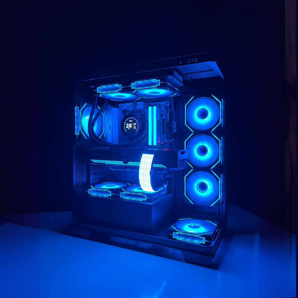 ❄️WINTER SALE❄️ Dark Fusion PC – RTX 5070/5070 Ti/5080 - R7-7800X3D & 9950X3D