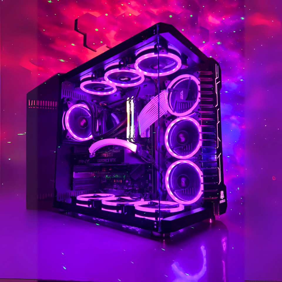 K-ZURA II GAMING & AI PC - RTX 5070/5070 Ti - R5-7500F – 7800X3D - 9950X3D