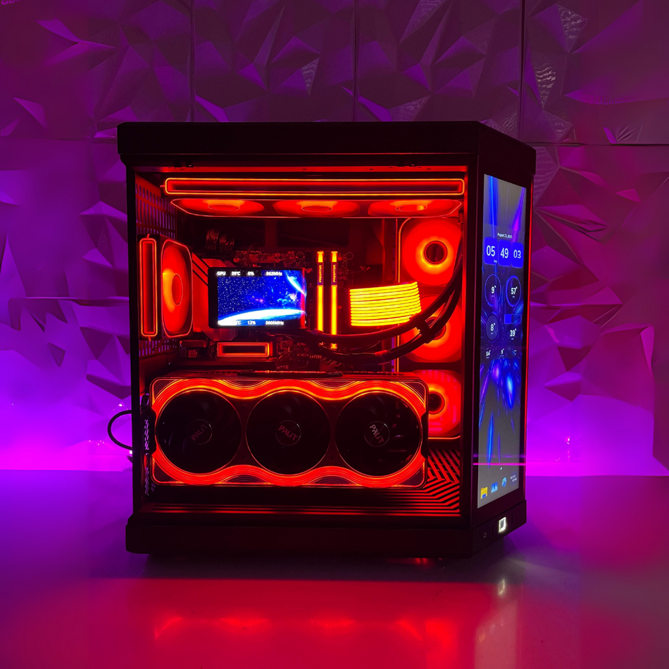 HYTE Y70 TOUCH PC - RTX 5090 - RYZEN 7800X3D - 9950X3D & INTEL ULTRA