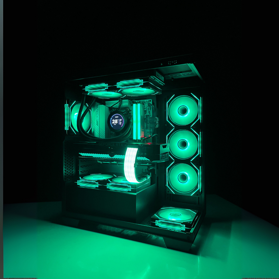 ❄️WINTER SALE❄️ Dark Fusion PC – RTX 5070/5070 Ti/5080 - R7-7800X3D & 9950X3D