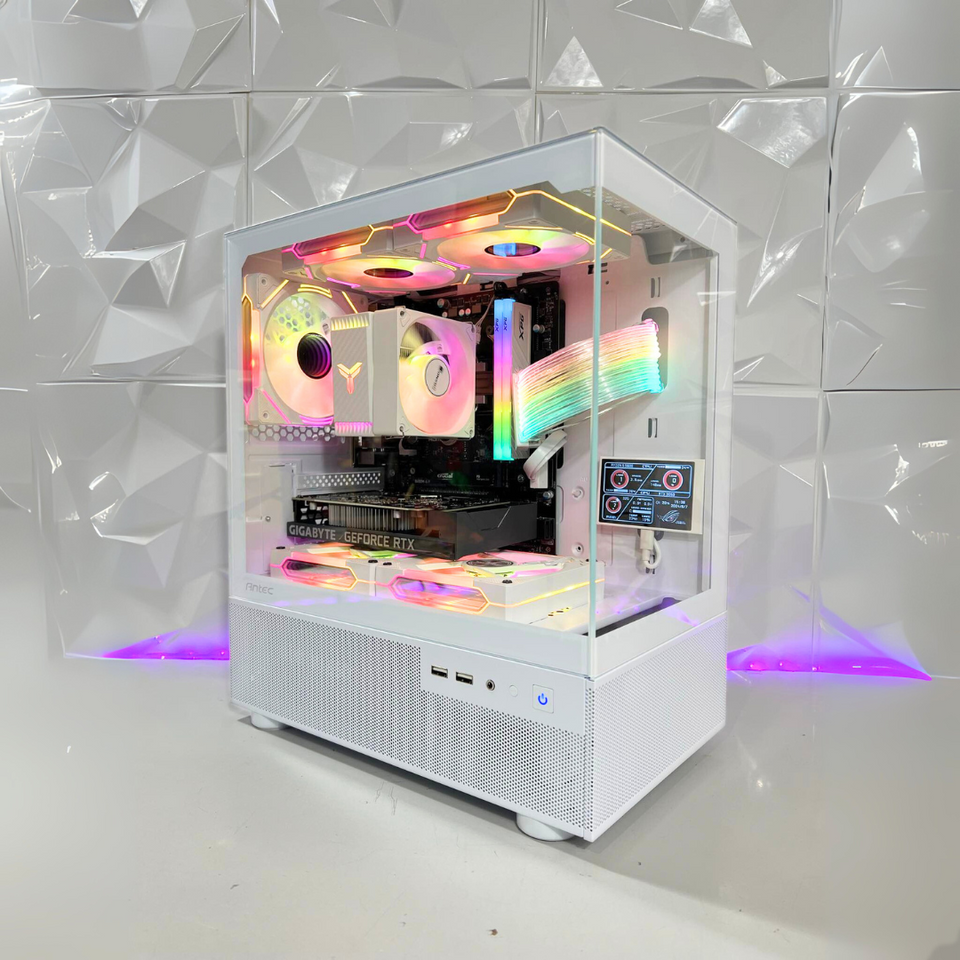 🔥SALE🔥ANTEC x SNOW PC - RTX 5070 12GB - R5-7500F - 7800X3D - 9800X3D