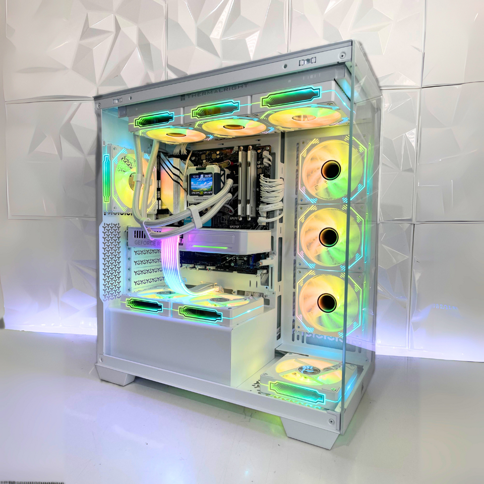 🔥SALE🔥Frost Fusion PC – RTX 5070/5070 Ti - R5-7500F – 7800X3D - 9800X3D