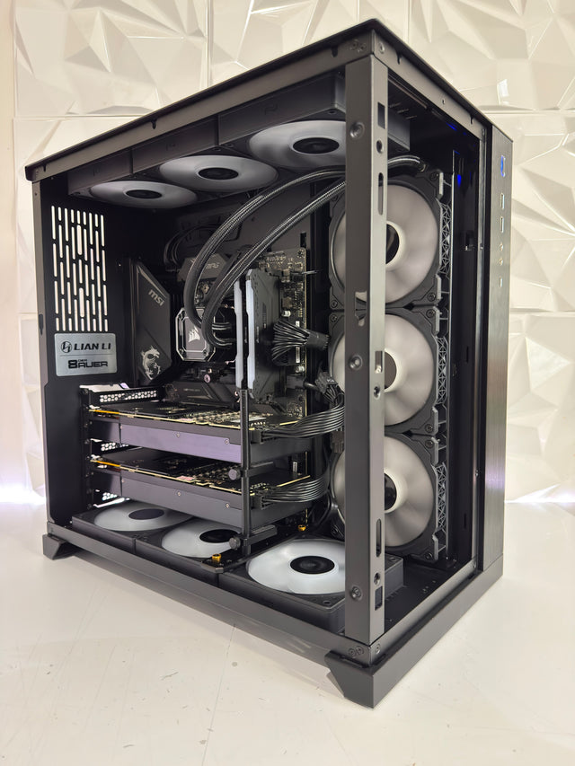 LIAN LI AI AGENT PC - RYZEN 9-5900X - DUAL RTX 3090 48GB - 64/128GB RAM - 1TB SSD