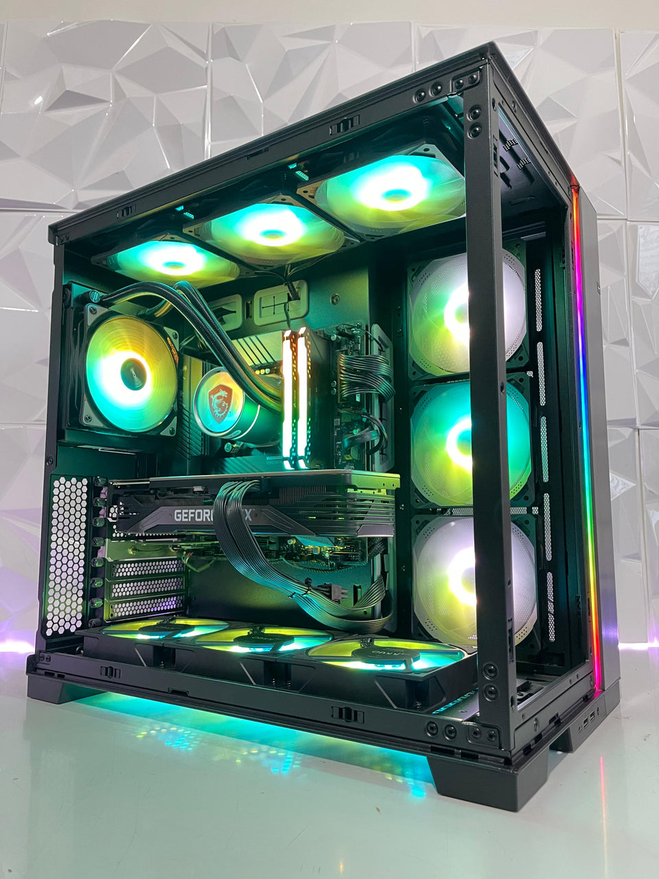 (PRE-OWNED) Lian Li Gaming PC - RTX 3080 Ti 12GB - Intel i7-12700K - 32GB/64GB RAM - 1TB SSD/1TB