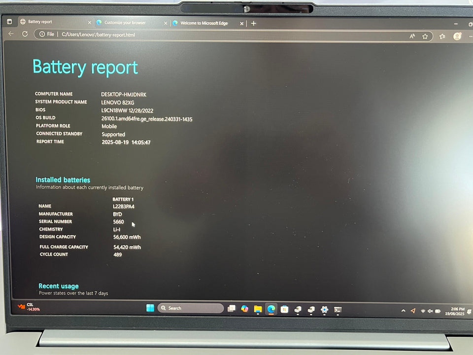 (FREE SHIP) Lenovo Slim 5 Laptop - Ryzen 5 7530U - 16GB DDR5 - 1TB SSD - FHD+ IPS