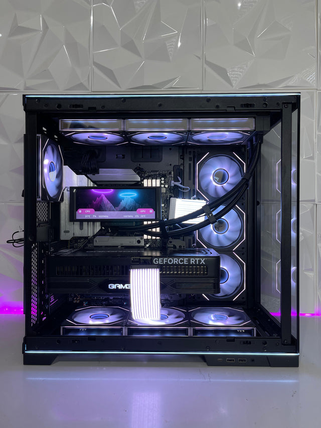 Lian Li EVO RGB X ONYX PC - RTX 5090 - RYZEN 7800X3D/9950X3D & INTEL ULTRA