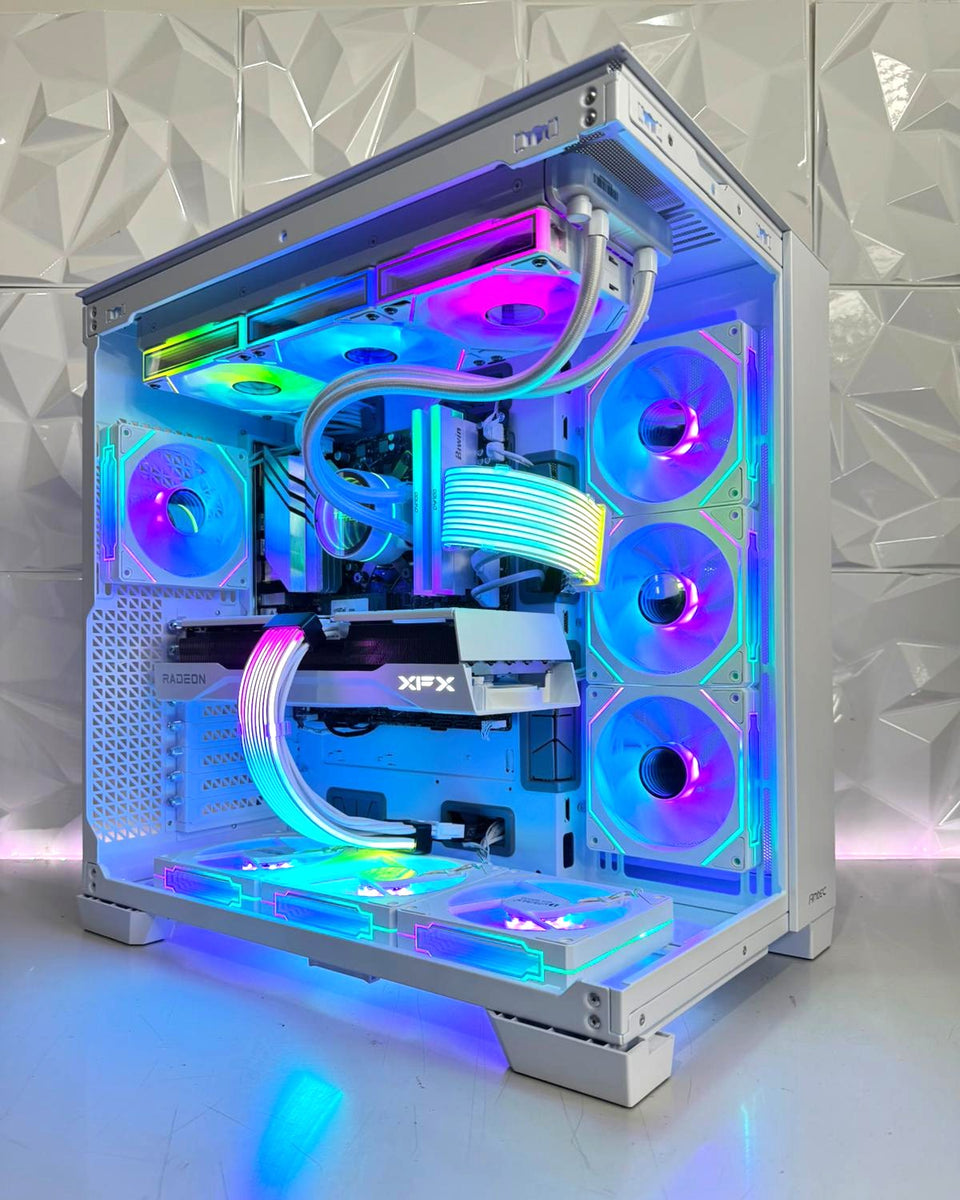 CONSTELLAR SNOW III PC - Ryzen 7-9800X3D - RX 9070 XT 16GB - 32GB RAM - 1TB SSD