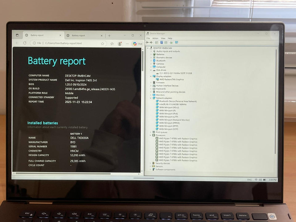 🔥BLACK FRIDAY🔥Dell Inspiron 2 in 1 - Ryzen 7-4700U - 16GB RAM - 512GB SSD - FHD TS