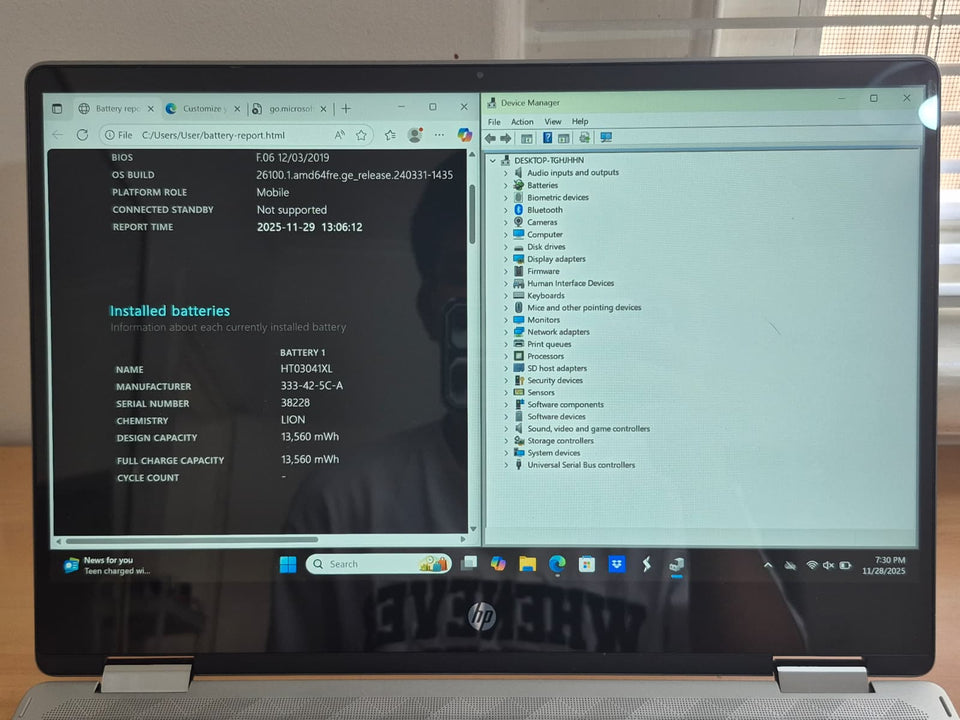 HP Pavilion x360 Convertible - i7-10510U - 16GB DDR4 - 500GB SSD - FHD IPS Touchscreen