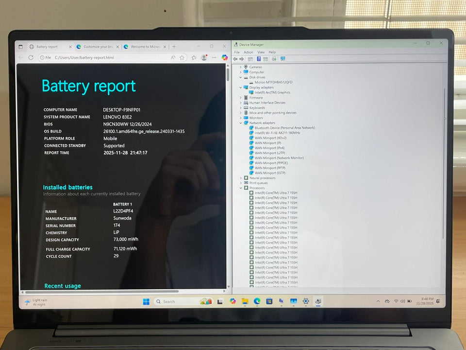 Lenovo Yoga Pro 7i - Intel Core Ultra 7 155H - 32GB RAM - 500GB SSD - 3K 120Hz IPS Touchscreen