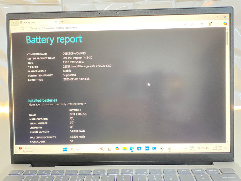 Dell Inspiron 14 5430 Laptop - Intel i5-1335U - 16GB DDR5 - 512GB SSD - FHD