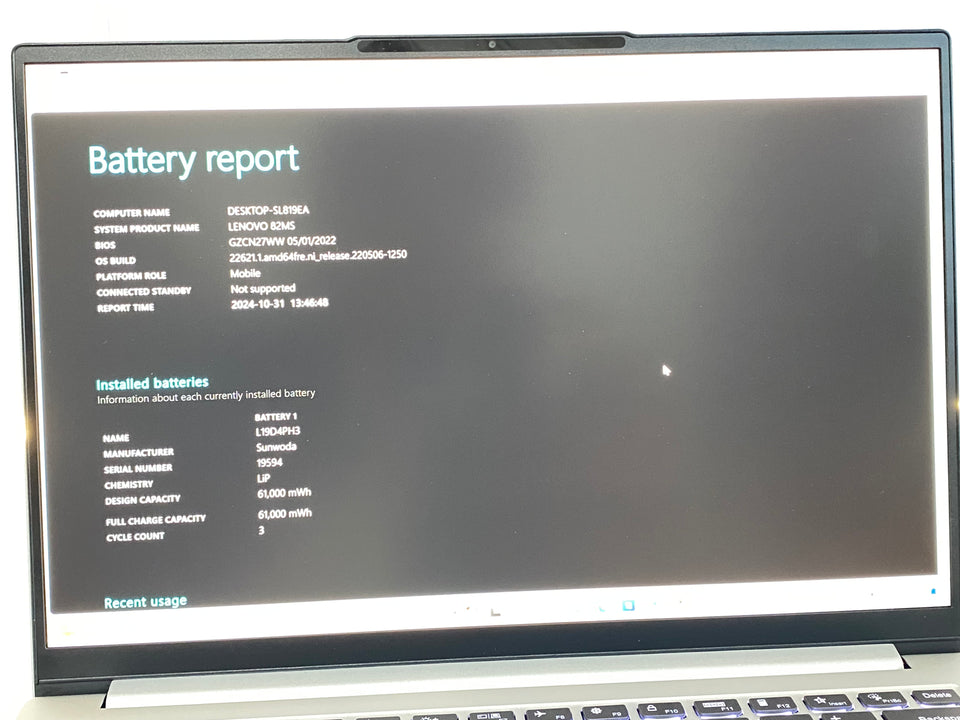 (100% Battery) Lenovo Yoga Ryzen 5-5600H - 8GB RAM - 512GB SSD - FHD IPS