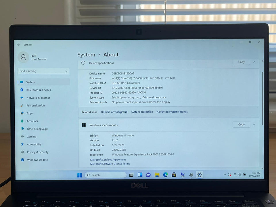 🔥BLACK FRIDAY🔥Dell Latitude 7390 - i7-8650U - 16GB RAM - 512GB SATA SSD - FHD