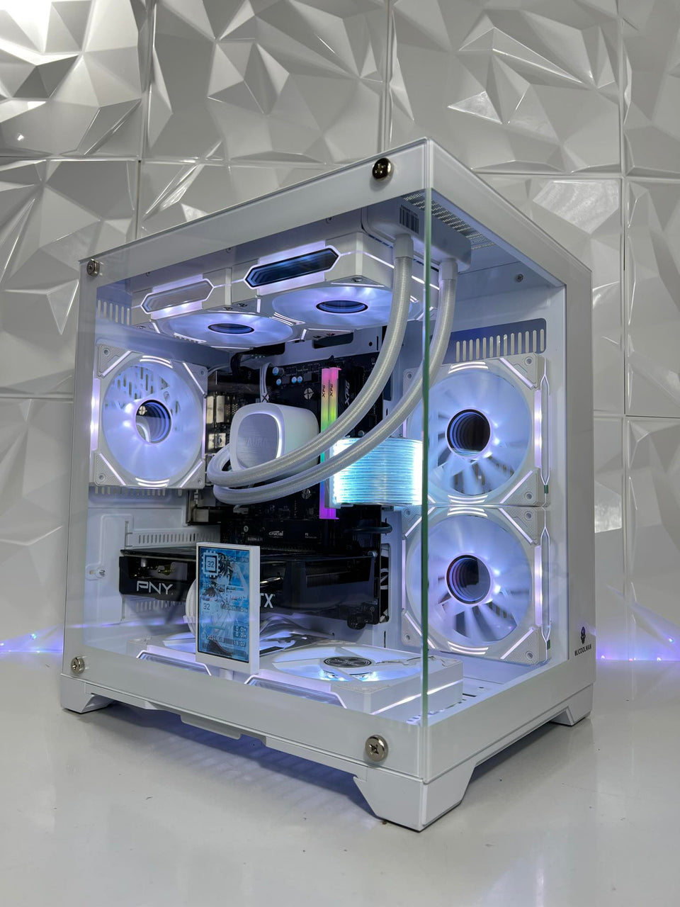 SUPER DEAL White Mini Meg: RTX 4060/4070 - Intel & Ryzen Gaming/Work PC