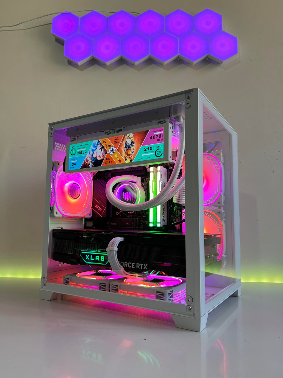 iGaming Computer: Ryzen 5 5600  RTX 4060/4060 Ti Vision Pink