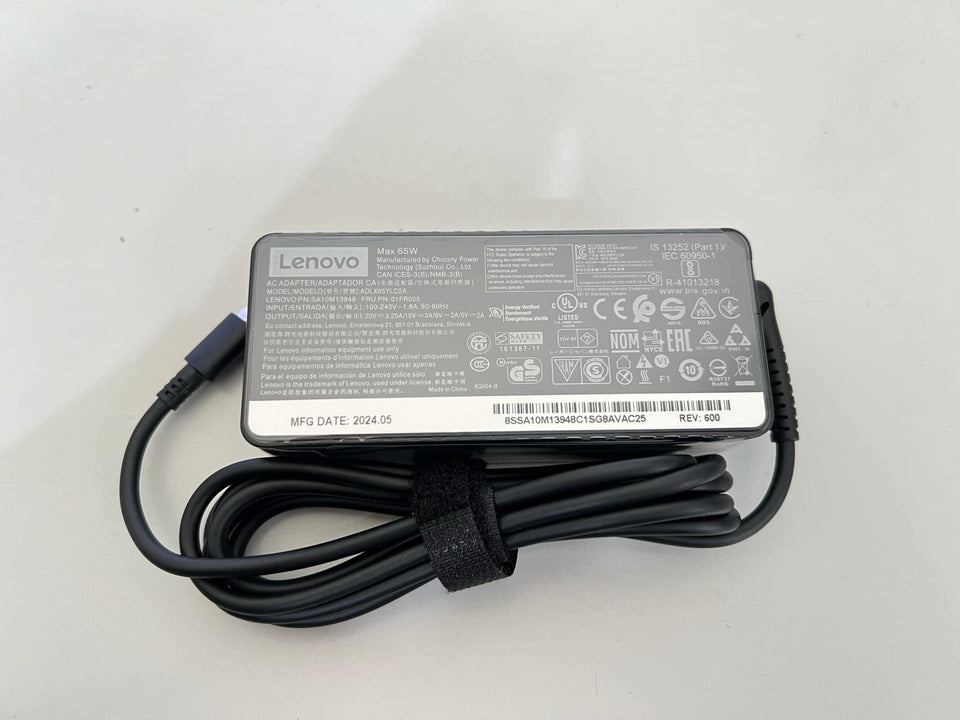 (BRAND NEW) Lenovo 65W USB-C AC Adapter, AU Power Cord - 1 YEAR WARRANTY