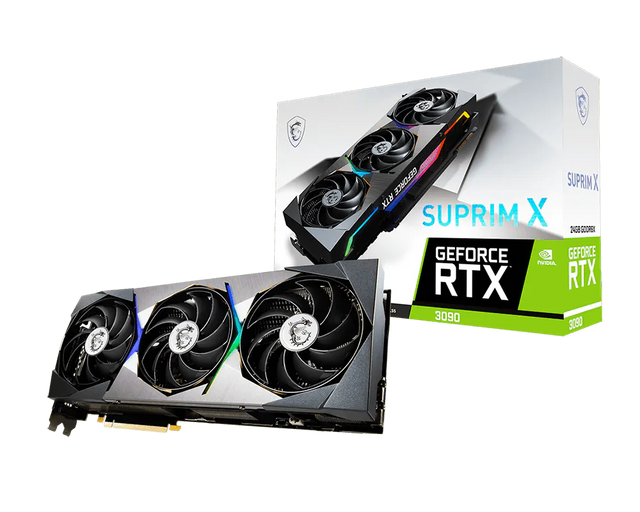 (In Stock) MSI Nvidia RTX 3090 SUPRIM X 24GB GDDR6X Graphics Card | 12M Warranty